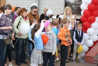 Открытие школы в Жуковском, 2012